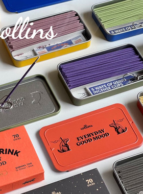 韩国Collins线香家用卧室熏香室内安神冥想放松情绪便携香氛礼物