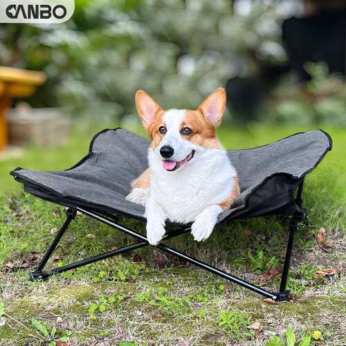 CanboPet M Lightweight  Foldable Soft Elevated Pet Dog Bed