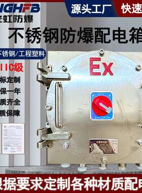 BJX不锈钢防爆配电箱网络设备箱IICT6电器控制箱隔爆型防爆接线箱