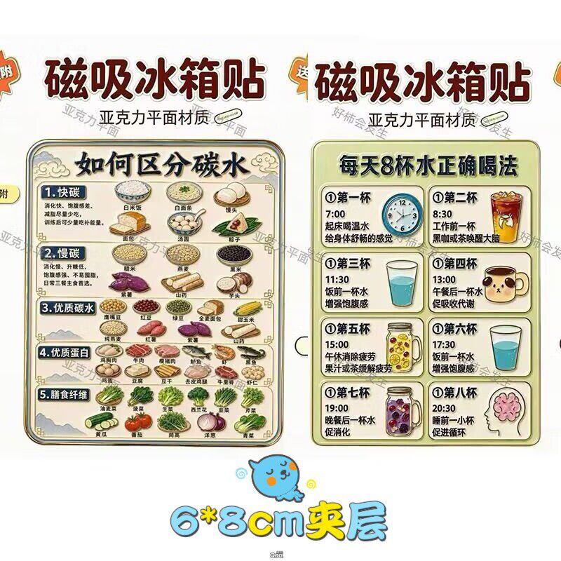 【如何区别碳水】装饰贴