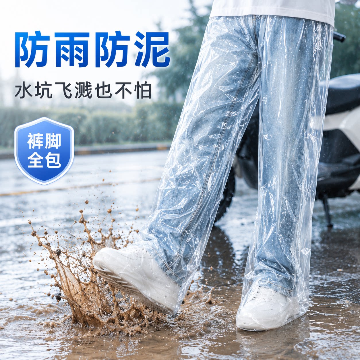 包脚一次性封脚雨裤鞋长图片