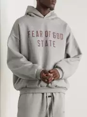 I'M Not Trendy Fog Essentials Season 9 Multi-Line High Street University Series Printed Hooded Sweatshirt