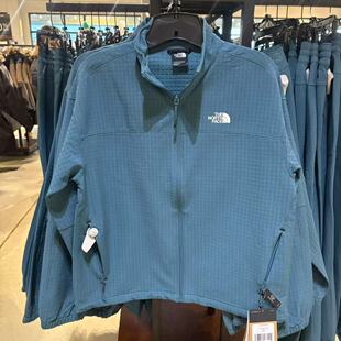 美国代购北面专柜女士Tekware速干防风抓绒运动拉链卫衣