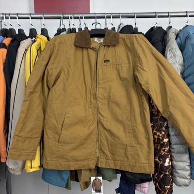 国内现货Wrangler威格男士经典灯芯绒加棉工装夹克棉服