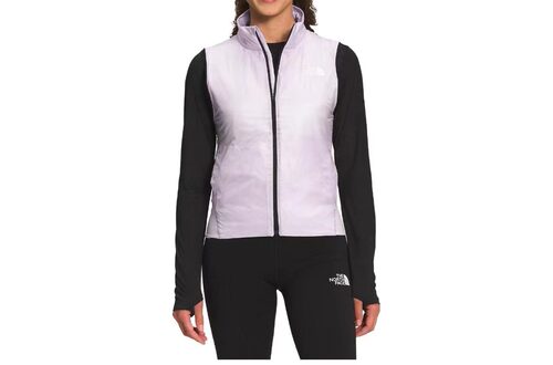 美国代购TheNorthFace北面女士速干flashdry轻薄夹棉马甲带反光条