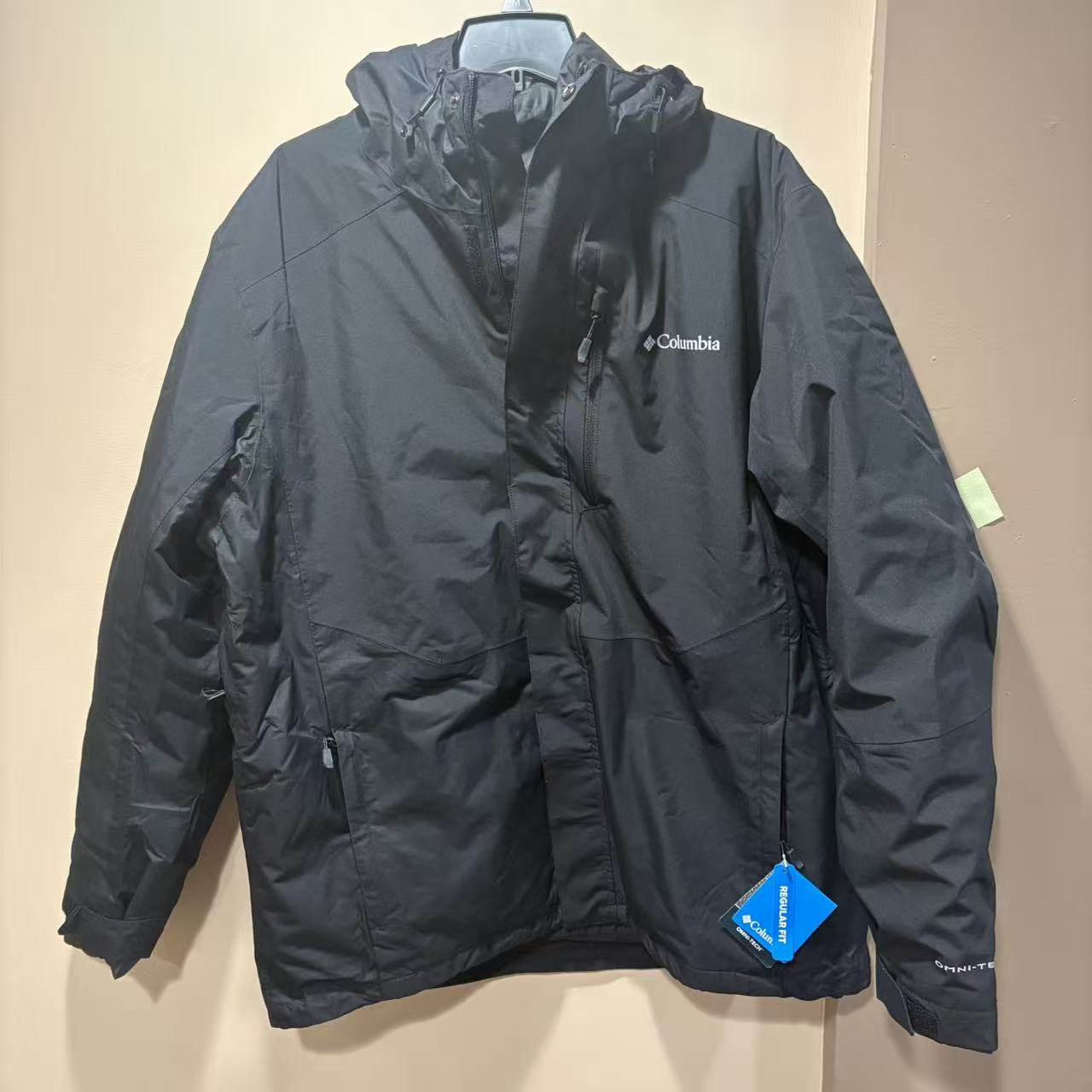 哥伦比亚男士经典新款热反射棉胆三合一防水冲锋衣