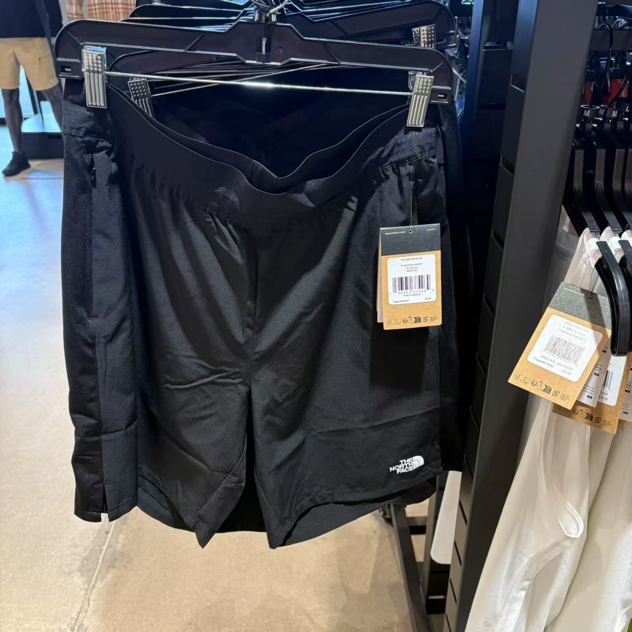 美国代购北面男士夏季清爽速干运动短裤 两件减30