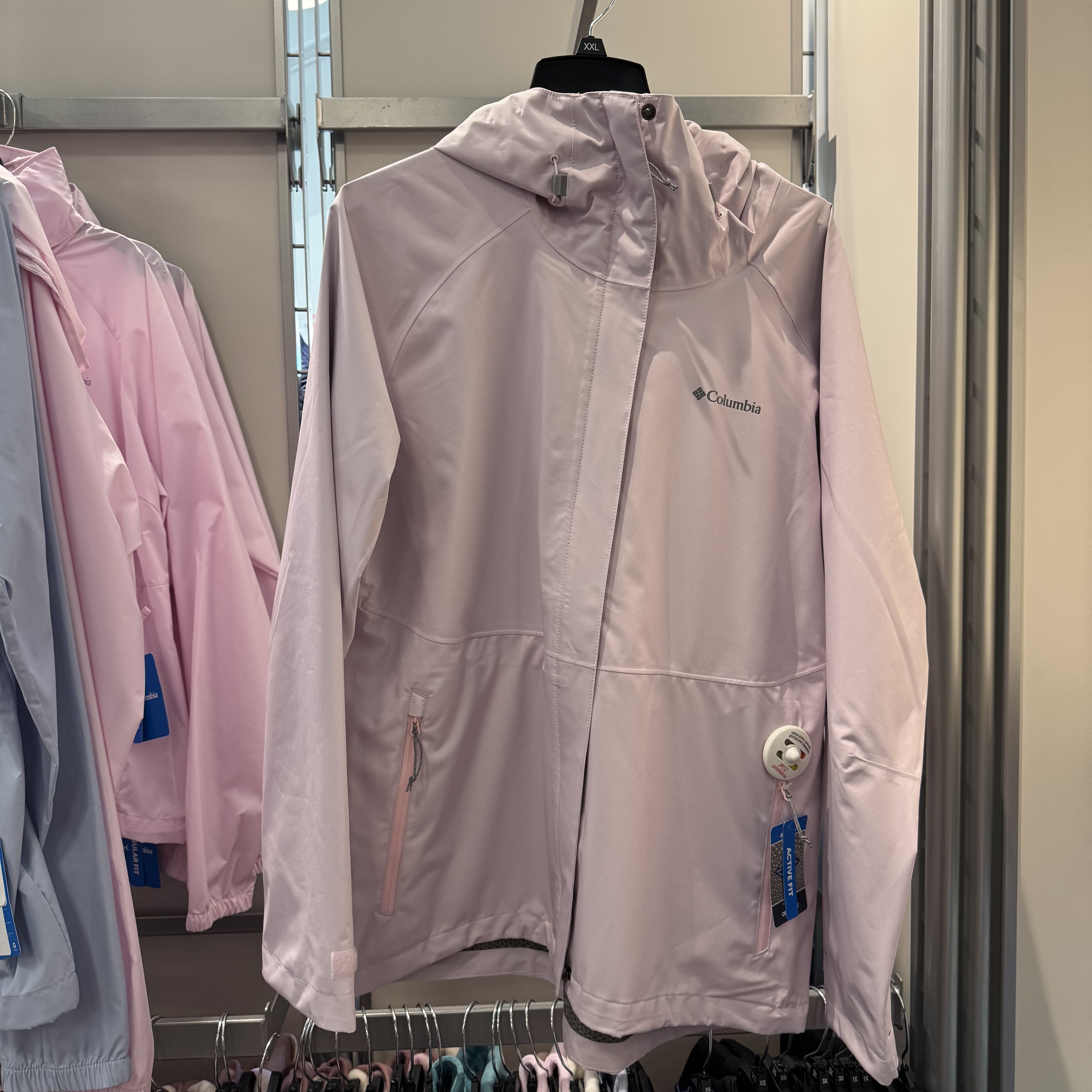 美国代购Columbia 哥伦比亚女士高端三层压胶防风水硬壳冲锋衣