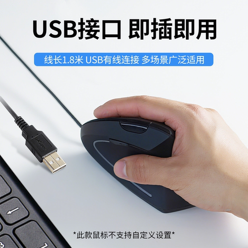 德国佩锐perixx513有线垂直鼠标