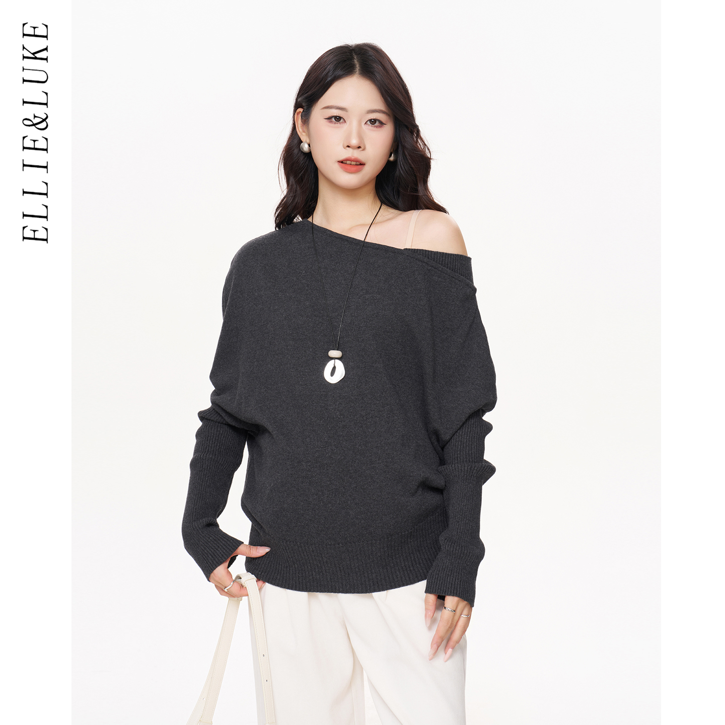 ellieluke孕妇装秋季蝙蝠袖毛衣