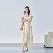 ellieluke孕妇装夏季2025新款孕期小个子高级感穿搭法式连衣裙夏