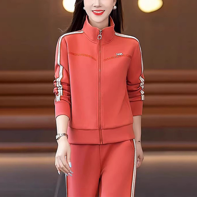 时尚休闲运动套装女春秋季2026年新款洋气长袖外套减龄卫衣两件套