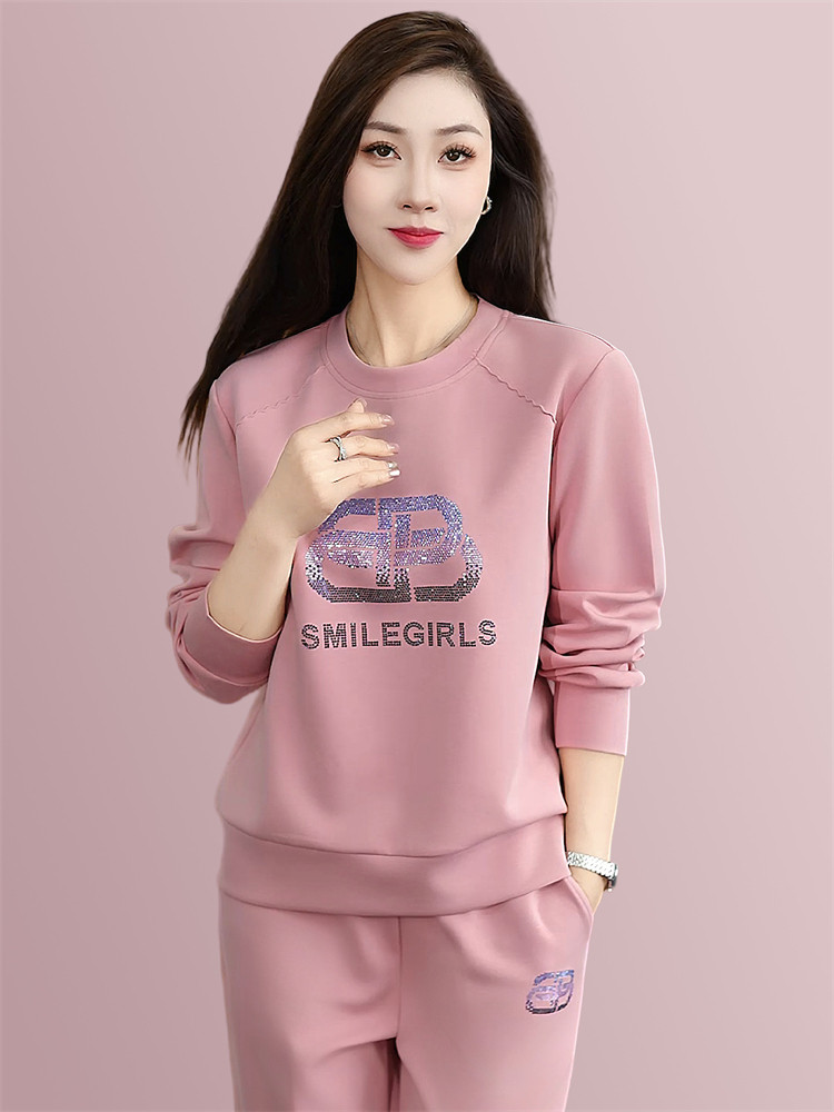 欧货休闲洋气时尚减龄套装女2025年春秋季新款运动服卫衣两件套装