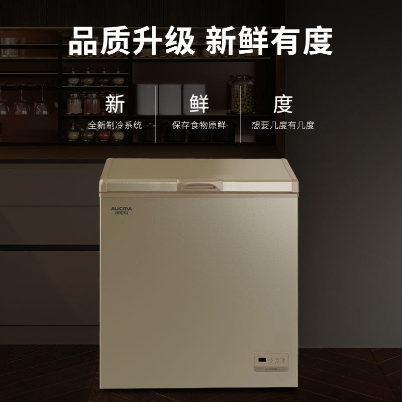 Aucma/澳柯玛BC/BD-143FNE冰柜减霜超低温速急冻零下-40度冷冻柜
