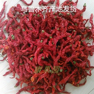 新疆线椒大盘辣子鸡调料沙湾安集海辣椒干 一级 精选西域长辣皮子