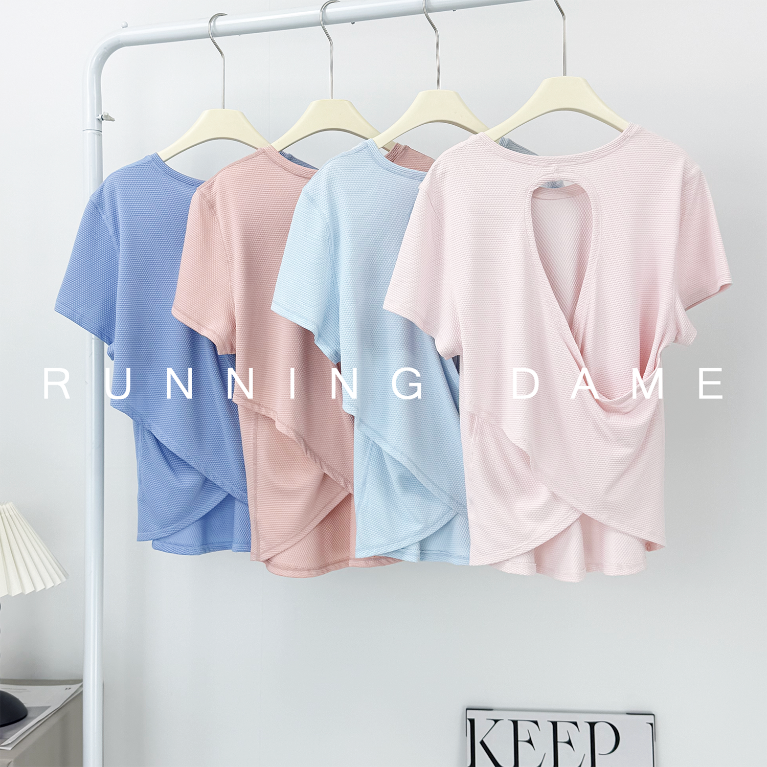 瑜伽服女夏薄款运动罩衫镂空美背T恤速干显瘦运动服跑步健身上衣,运动/瑜伽/健身/球迷用品,瑜伽t恤,淘宝优惠券,粉丝福利购,淘宝优惠卷