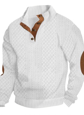 春秋男士立领运动长袖卫衣T恤