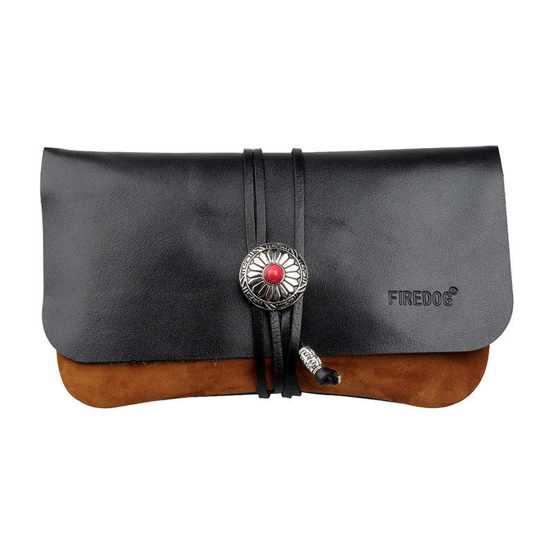 烟斗包真皮便携旅行烟斗包小羊皮2斗包手卷烟具收纳烟袋包新款