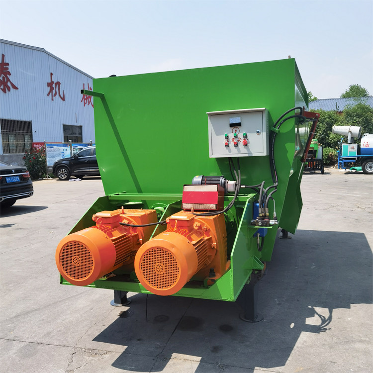 9立方卧式双轴绞龙tmr饲料混合搅拌机 牛羊养殖青储料拌草机,五金/工具,拌料机,淘宝优惠券,粉丝福利购,淘宝优惠卷