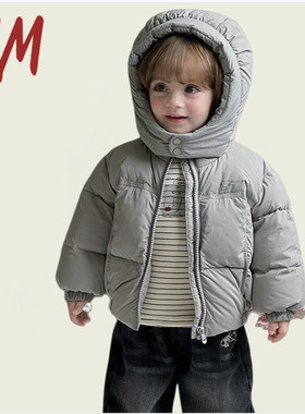 撤柜清仓特价冬装男童羽绒服2025冬季婴幼儿上衣新款宝宝百搭外套