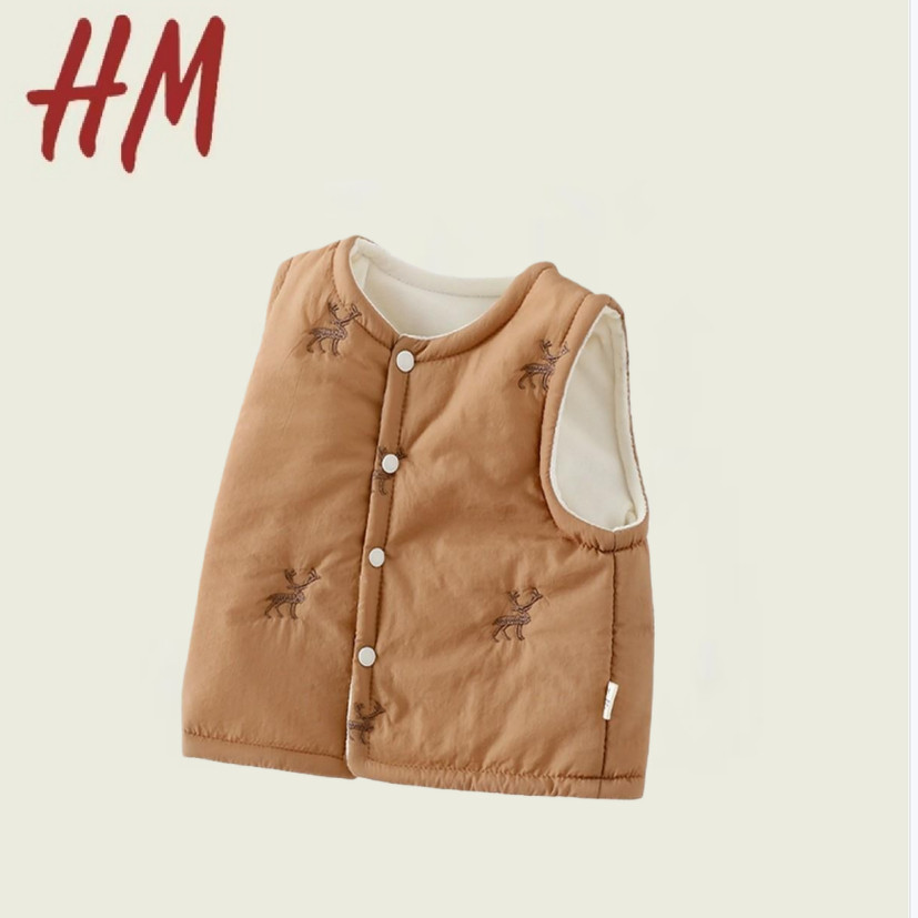 撤柜清仓特价儿童衣服120g夹棉棉服马甲保暖秋冬季宝宝无袖加厚背