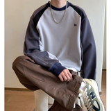 AB92*秋季立体剪裁拼接男士圆领卫衣P70控89，男装卫衣，星座617A(原A401)