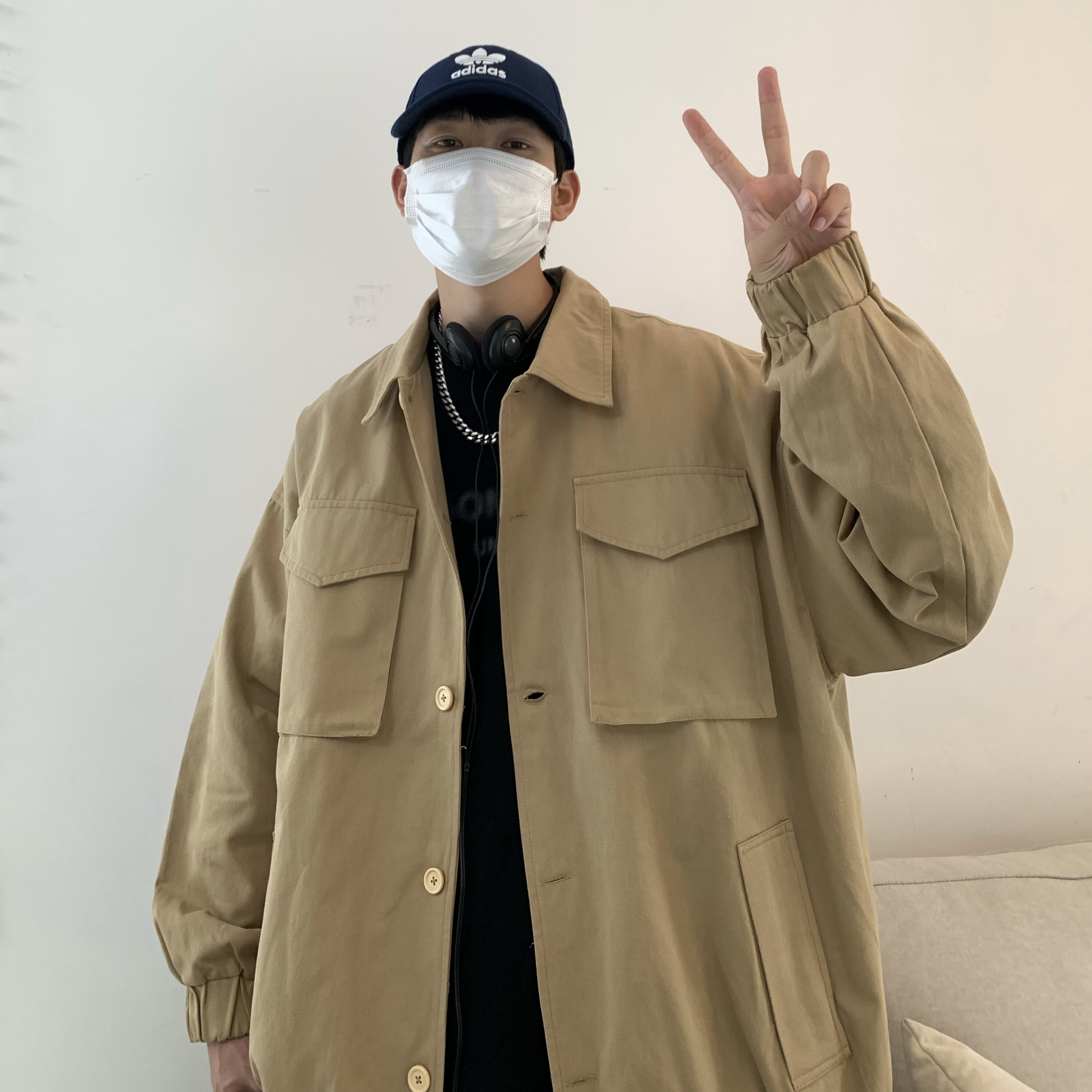 T125*2026秋季新款日系工装立体口袋男士外套夹克P78,男装夹克,星座617A(原A401)