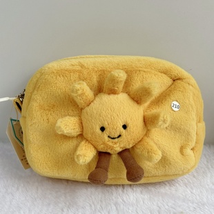 英国Jellycat巴塞罗熊手袋系列毛绒玩偶花生企鹅太阳笔袋可爱礼物