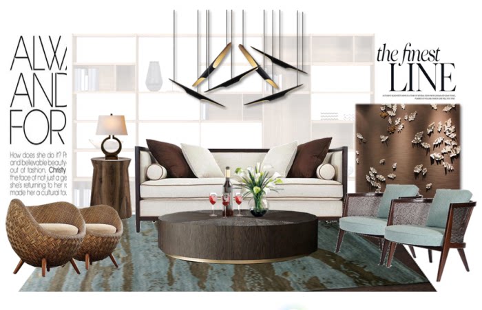 820可编辑 新中式别墅豪宅样板房 软装ppt设计方案模板 素材资料