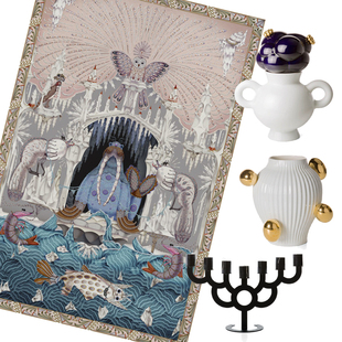 C564-后现代 个性创意 未来感 地毯家居饰品 室内软装方案素材