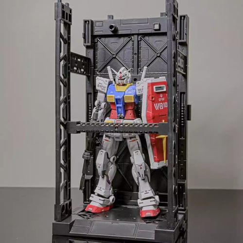 高达格纳库收纳模型摆件国产通用拼装HG/RG展示台座装备架