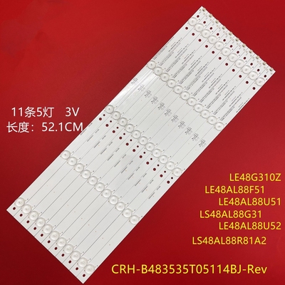 海尔LS48AL88R81A2灯条CRH-B483535T05114BJ-Rev1.2灯条5灯11条