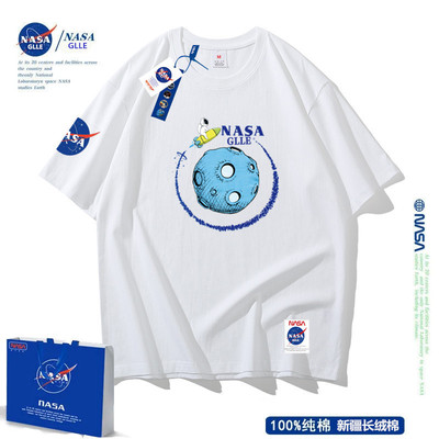 NASA短袖T恤潮牌青少年纯棉