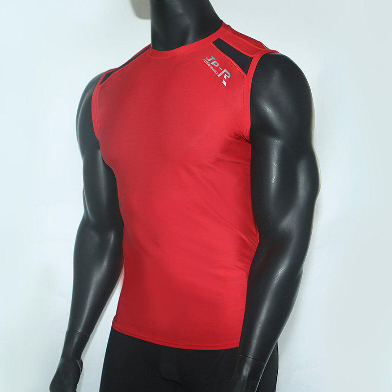 JP.MORCH男子速干超轻运动背心紧身压缩步健身马拉松运动田径训练