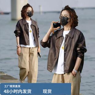 早春穿搭小个子时尚套装女2026春季女装翻领外套内搭哈伦裤三件套