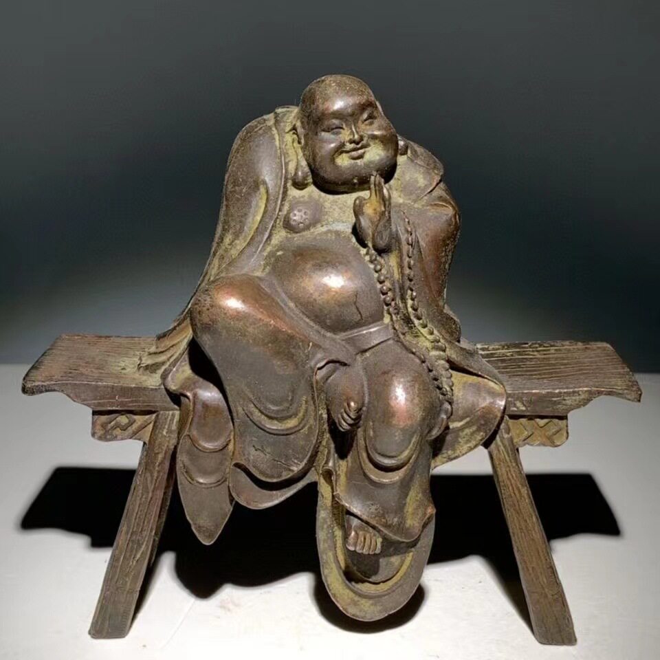 农村回流仿古物件大势至菩萨