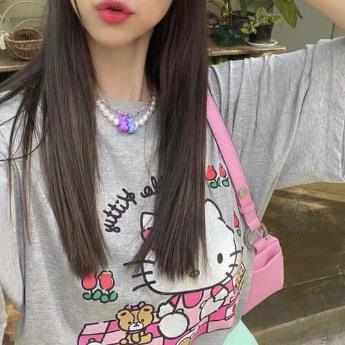 hellokitty的春天夏季可爱短袖