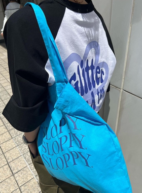 晚睡/六瓣紫色小花插肩袖系列显瘦加厚印花短袖百搭韩系T恤女夏新