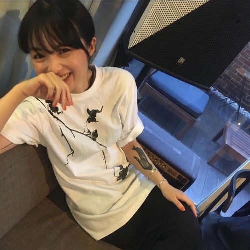 墨染花之彼岸花重磅印花纯棉insT