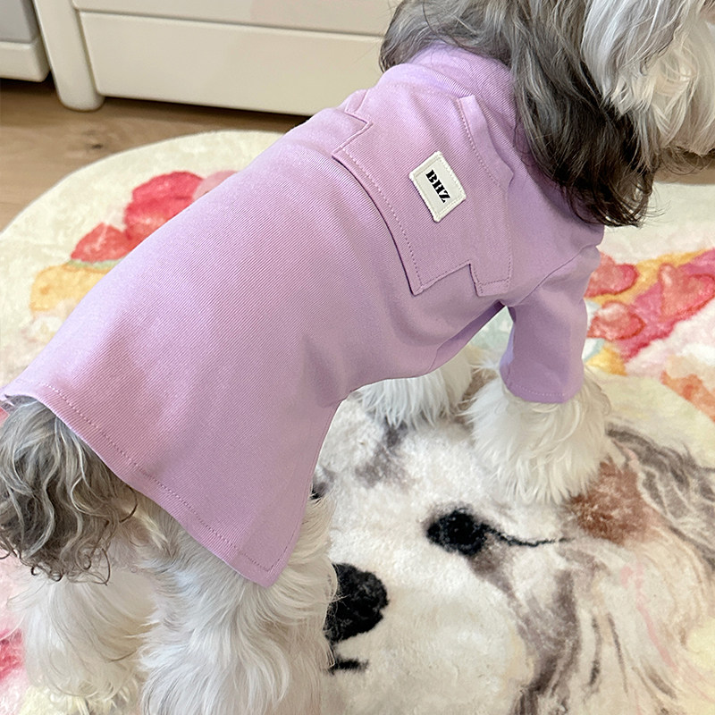 秋冬设计感卫衣T恤白胡子雪纳瑞衣服泰迪比熊狗狗衣服