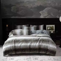 费斯巴赫高端A类兔毛绒四件套牛奶绒冬季被套加厚吉荣床单保暖