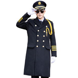 保安呢子大衣物业售楼部小区形象岗工作服冬季迎礼宾毛呢制服外套