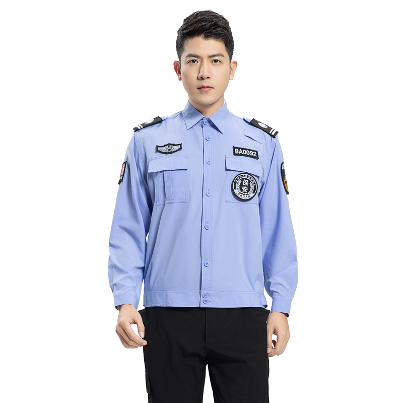 夏季速干保安工作服套装男