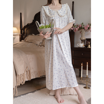 RoseDeRosee 法派甜心2026新款冰丝睡衣女春夏睡裙长款家居服套装