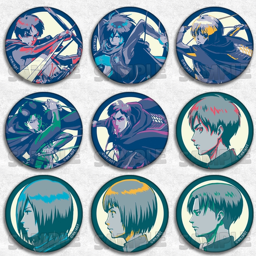 进击的巨人动漫周边徽章吧唧兵长