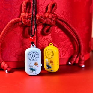 弘缘新款小巧型播放器老人听歌音乐机家用挂脖唱歌机循环播放机
