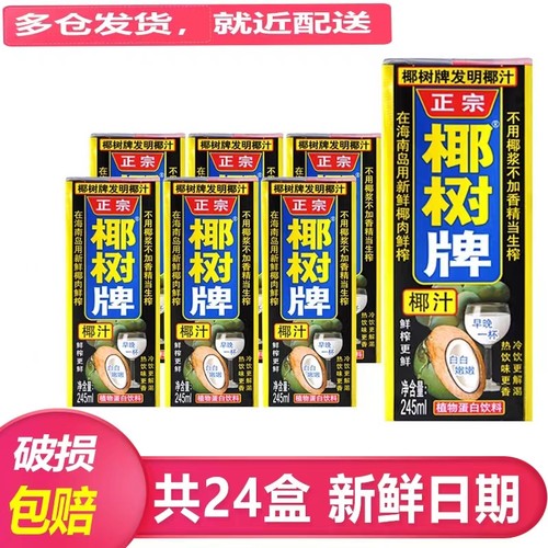 正宗椰树椰子汁果肉生榨海南