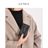 Картхолдер, сумка через плечо, ультратонкие карточки, кошелек с молнией, из натуральной кожи, крокодиловый принт, банковская карта