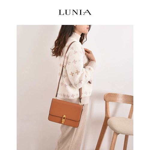 Брендовая кожаная ретро универсальная сумка на одно плечо, сумка через плечо, Южная Корея, коллекция 2021