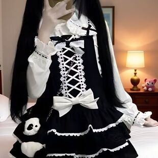 新款长袖内搭古早doll感秋季娃娃领百搭款衬衫正肩lo内搭